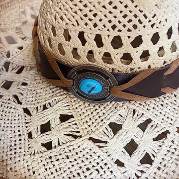 Charming TOVOSO Straw Cowboy Hat - Perfect for All Outdoors
