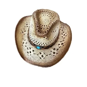 Charming TOVOSO Straw Cowboy Hat - Perfect for All Outdoors