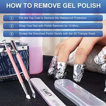 2PCS Metal Pink Cuticle Pusher and Cutter Remover Salon Quality Stainless Steel Gel Nail Polish Peeler Scraper Durable Professional Manicure Pedicure Cleaner Tool For Fingernail and Toenail