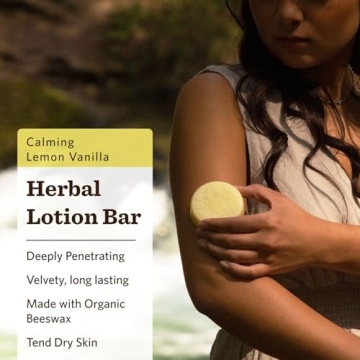 Moon Valley Organics Herbal Lotion Bar Best for Dry Skin