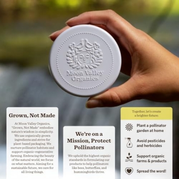 Moon Valley Organics Herbal Lotion Bar Best for Dry Skin