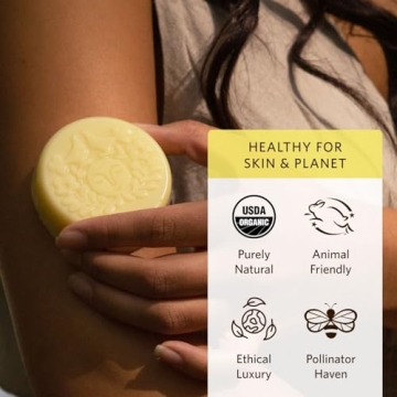 Moon Valley Organics Herbal Lotion Bar Best for Dry Skin