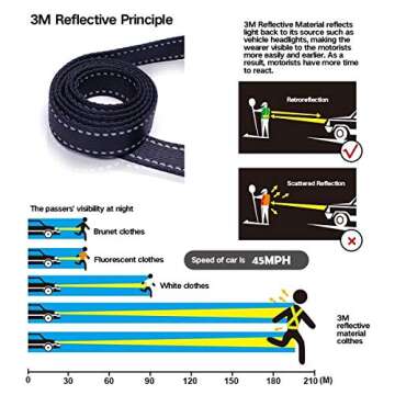 Bolux 5ft Dog Leash, Heavy Duty Rope Leash with 2 Padded Handle – Pet Training Lead with 3M Reflective Double Handle for Traffic Control Safety, Perfect for Large Medium or Small Dog (Orange)