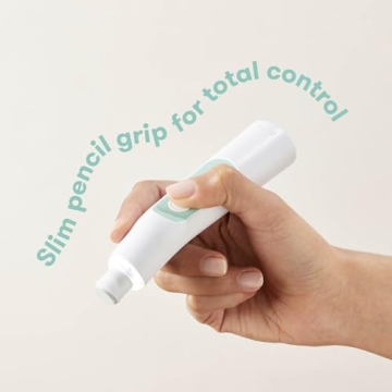 Frida Baby Electric Nail Trimmer, Safe & Easy Electric Nail File, Baby Nail Clipper & Nail Trimmer Kit for Newborn, Toddler, or Children Fingernails & Toenails, 4 Buffer Pads, LED Light, Storage Case