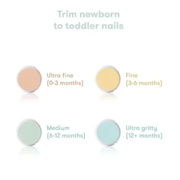 Frida Baby Electric Nail Trimmer, Safe & Easy Electric Nail File, Baby Nail Clipper & Nail Trimmer Kit for Newborn, Toddler, or Children Fingernails & Toenails, 4 Buffer Pads, LED Light, Storage Case
