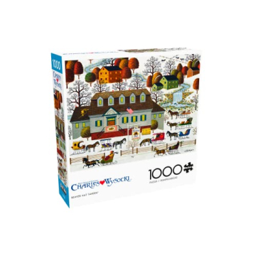 Buffalo Games Beaver Hat Tavern 1000 Piece Puzzle