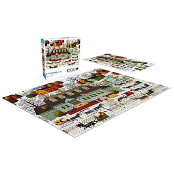 Buffalo Games Beaver Hat Tavern 1000 Piece Puzzle