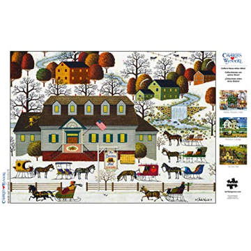Buffalo Games Beaver Hat Tavern 1000 Piece Puzzle