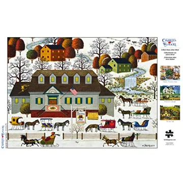Buffalo Games Beaver Hat Tavern 1000 Piece Puzzle