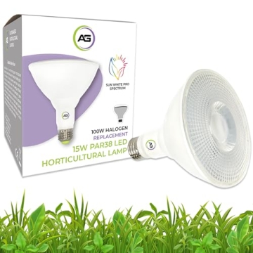 Active Grow PAR38 E26 Base LED Grow Light Bulb - Plant Grow Light Bulb for Indoor Plants, Houseplant...
