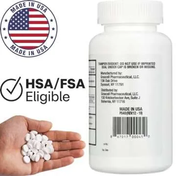 Sodium Chloride Tablets 1gm | Electrolyte Salt for POTS Syndrome and Dysautonomia Support | Rapid Rehydration| 15.4gr. | 300 Count | Made in The USA