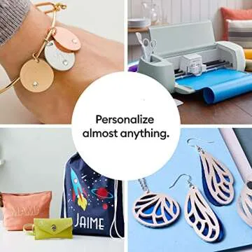 Cricut Maker 3 Essentials Bundle, Includes Maker 3 Smart Cutting Machine, Vinyl & Iron On Samplers, Transfer Tape, Tool Set, True Control Knife, & Portable Trimmer