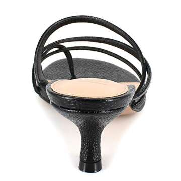 Nanette Nanette Lepore womens DAHLIA Heeled Sandal , Black , 8 medium US