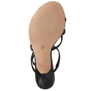 Nanette Nanette Lepore womens DAHLIA Heeled Sandal , Black , 8 medium US