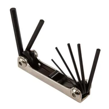 Klein Tools Folding Hex Key Set with 7 Metric Sizes