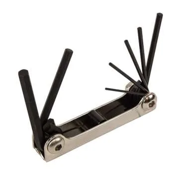 Klein Tools Folding Hex Key Set with 7 Metric Sizes