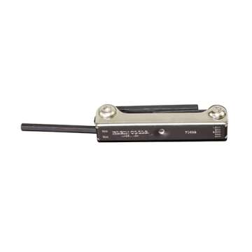 Klein Tools Folding Hex Key Set with 7 Metric Sizes