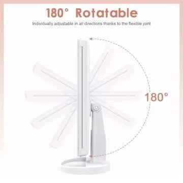 WEILYLED Makeup Mirror with Touch Control and Bright Lights