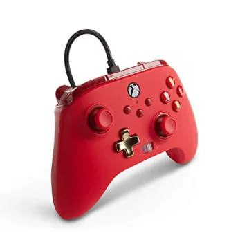 PowerA Wired Controller for Xbox Series X|S, Red with Custom Buttons