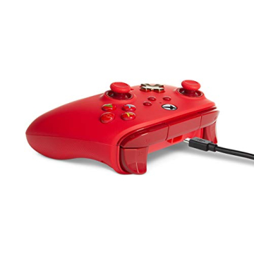 PowerA Wired Controller for Xbox Series X|S, Red with Custom Buttons