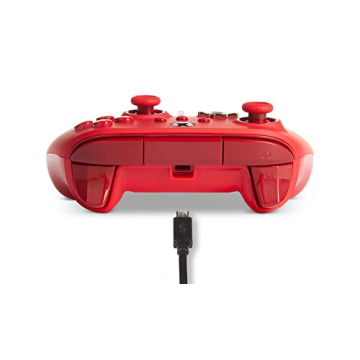 PowerA Wired Controller for Xbox Series X|S, Red with Custom Buttons