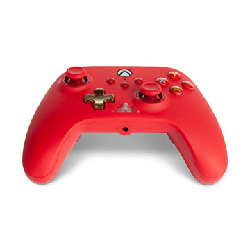 PowerA Wired Controller for Xbox Series X|S, Red with Custom Buttons