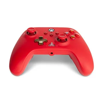 PowerA Wired Controller for Xbox Series X|S, Red with Custom Buttons