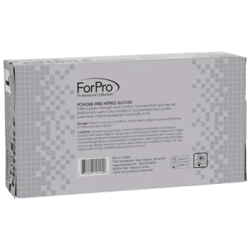 ForPro Disposable Nitrile Gloves 100-Count, Latex-Free, 4 Mil