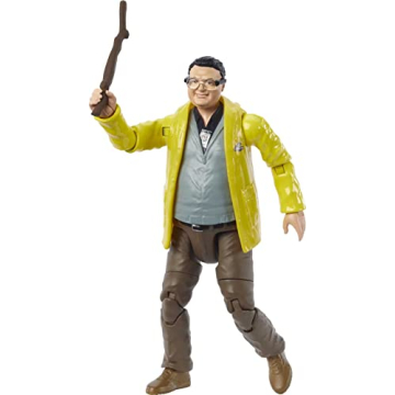 Mattel Jurassic World Hammond Collection Character Action Figure, Dennis Nedry Articulated Collectib...