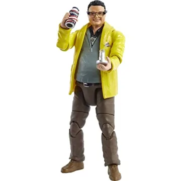 Mattel Jurassic World Hammond Collection Character Action Figure, Dennis Nedry Articulated Collectible Toy in 3.75-inch Scale