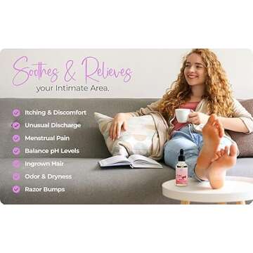 Magic V Yoni Oil For Women Organic Feminine Care Vaginal Moisturizer For Wetness (Pineapple) Ingrown...