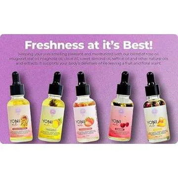 Magic V Yoni Oil For Women Organic Feminine Care Vaginal Moisturizer For Wetness (Pineapple) Ingrown Hair Ph Balance Feminine Body Oil Deodorant Eliminates Odor With Essential Oils