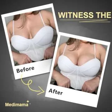 Medimama Invisible Breast Lift Tape with 10pcs Lace Petal Backless Nipple Cover, Boob Tape brown boobtape for Breast Lift A-D