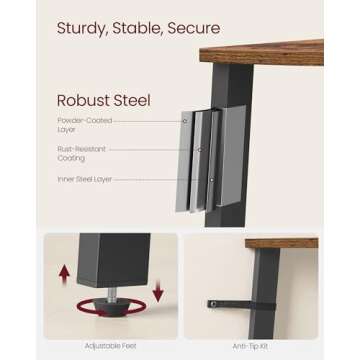 Stylish VASAGLE Corner Shelf Stand for Every Room