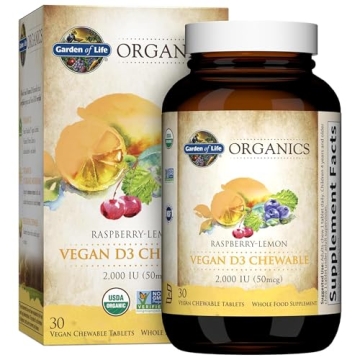 Garden of Life Vegan Chewable Vitamin D3 - 2000 IU