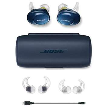 Bose SoundSport Free, True Wireless Earbuds, (Sweatproof Bluetooth Headphones for Workouts and Sport...