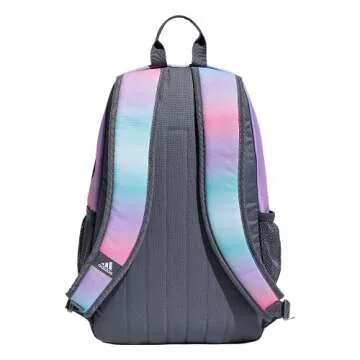 adidas Creator 2.0 Backpack (21L) Durable Small Athletic Student Laptop Bag for Boys/Girls, Gradient Rose Tone Pink/Onix Grey, One Size