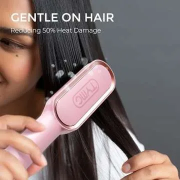 Tymo Ring Hair Straightener Brush for Effortless Styling