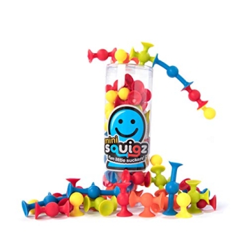 Fat Brain Toys Mini Squigz 30-Piece Set for Fun Play