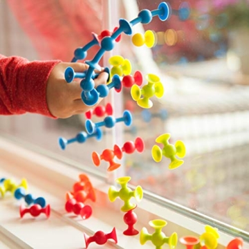 Fat Brain Toys Mini Squigz 30-Piece Set for Fun Play