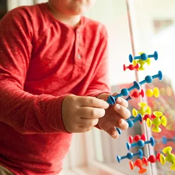 Fat Brain Toys Mini Squigz 30-Piece Set for Fun Play