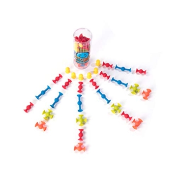 Fat Brain Toys Mini Squigz 30-Piece Set for Fun Play
