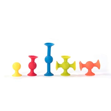 Fat Brain Toys Mini Squigz 30-Piece Set for Fun Play
