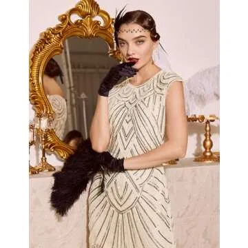Buy BABEYOND 1920s Beaded Flapper Dress Online