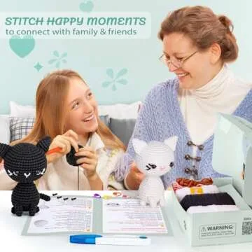 All-In-One Crochet Starter Kit for Beginners with Tutorials