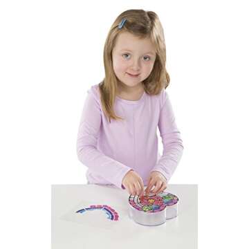 Melissa & Doug Stained Glass Made Easy Heart Keepsake Box With 50+ Stickers