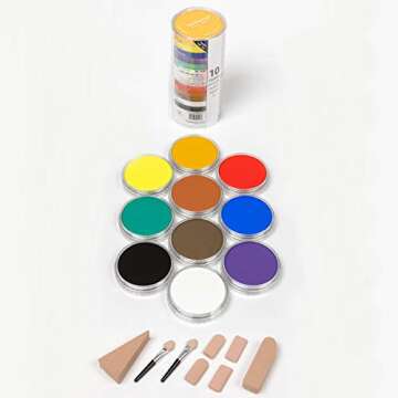 Panpastel PPSTL10-30101 Ultra Soft Artist Pastel Painting Set, 10-Pack