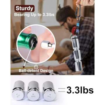 Katerk Hex Shank Bit Holder - Quick Change Portable Tool