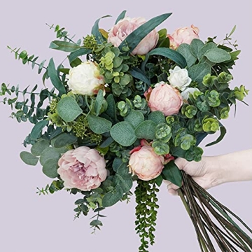 Artificial Eucalyptus Leaves for Floral Arrangements and Decor