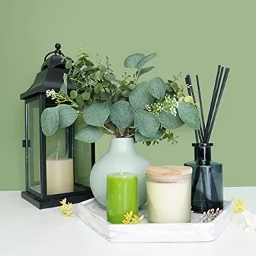 Artificial Eucalyptus Leaves for Floral Arrangements and Decor